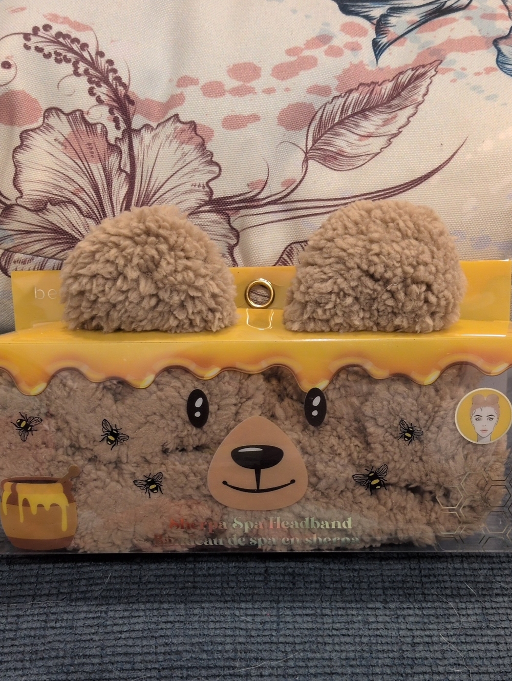 Beauty Concepts Bear Spa Headband - Tan Fuzzy Ears